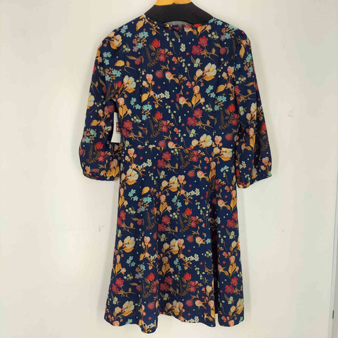 ブルーレーベルクレストブリッジ BLUE LABEL CRESTBRIDGE 花柄ワンピース レディース 38