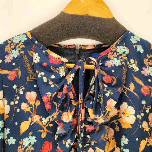 ブルーレーベルクレストブリッジ BLUE LABEL CRESTBRIDGE 花柄ワンピース レディース 38