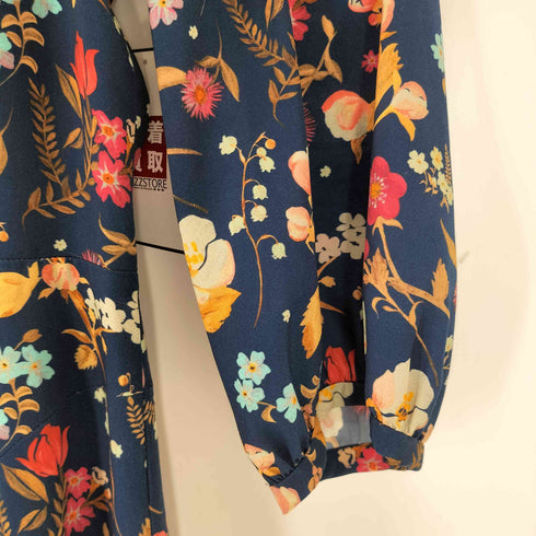 ブルーレーベルクレストブリッジ BLUE LABEL CRESTBRIDGE 花柄ワンピース レディース 38