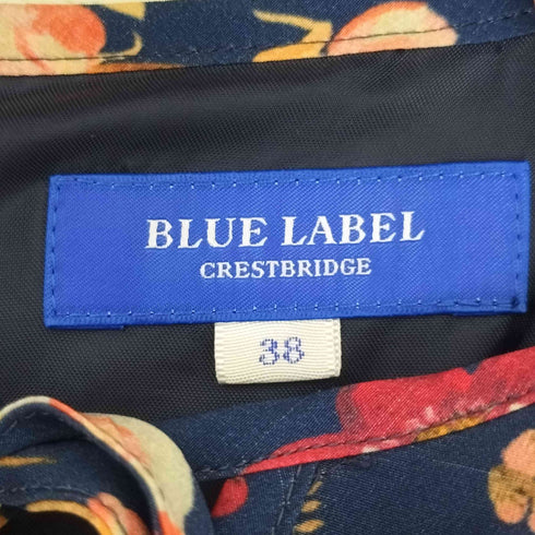 ブルーレーベルクレストブリッジ BLUE LABEL CRESTBRIDGE 花柄ワンピース レディース 38