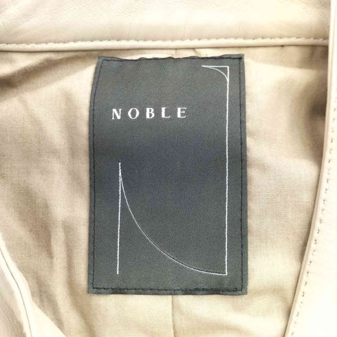 ノーブル Noble ダブルライダースジャケット レディース JPN:36