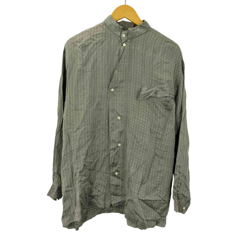 COTLER 90S レーヨン 100% 総柄 L/S シャツ フラップポケット メンズ import:L