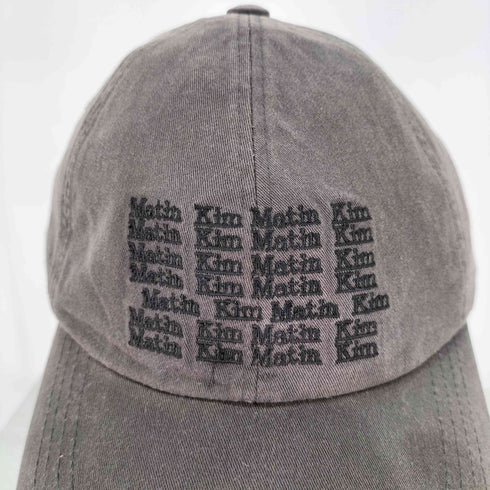 マーティンキム Matin Kim LETTERING WASHED BALL CAP レディース FREE