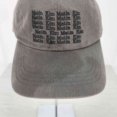 マーティンキム Matin Kim LETTERING WASHED BALL CAP レディース FREE