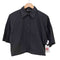 ザラ ZARA ウエストマーク S/S レギュラーカラー シャツ レディース import:S