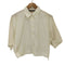 ザラ ZARA ウエストマーク S/S レギュラーカラー シャツ レディース import:S