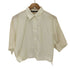 ザラ ZARA ウエストマーク S/S レギュラーカラー シャツ レディース import:S