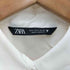ザラ ZARA ウエストマーク S/S レギュラーカラー シャツ レディース import:S