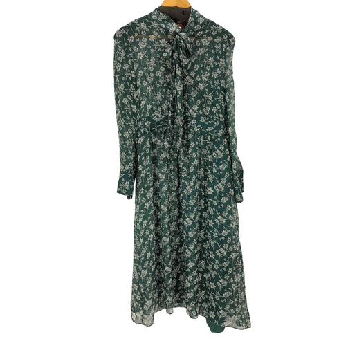 マックスマーラ MAX MARA 総柄シアーワンピース レディース