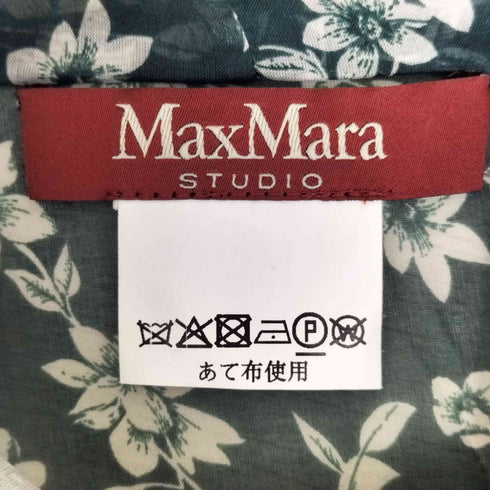 マックスマーラ MAX MARA 総柄シアーワンピース レディース