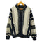 ミッソーニ MISSONI 90s 3Dニット ブルゾン 裏地キルティング リバーシブルジップ メンズ