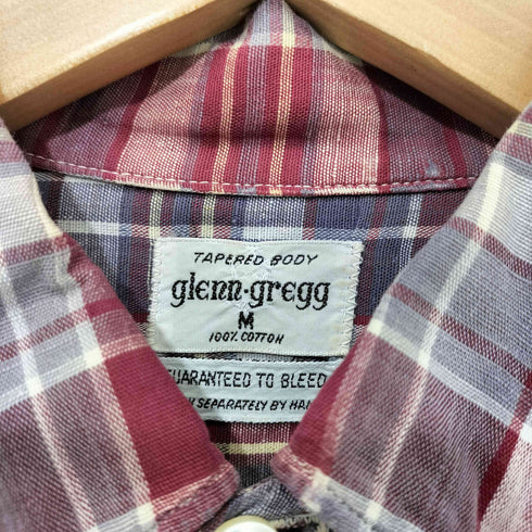 Glenn-Gregg 60s ボタンダウン チェックシャツ メンズ import:M