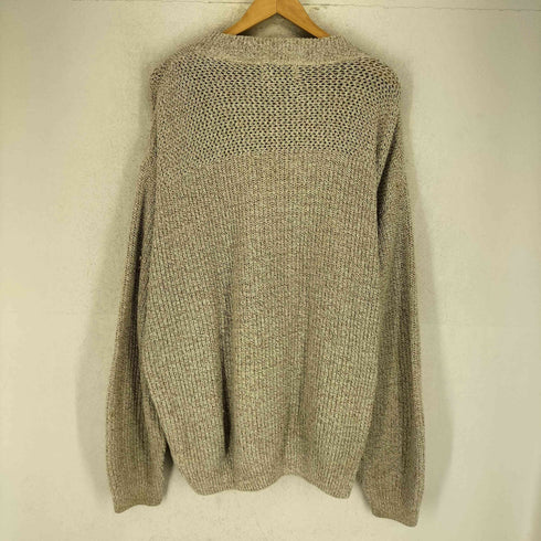 エディーバウアー Eddie Bauer MADE IN USA 白タグ ヘンリーネックニット メンズ import:XL