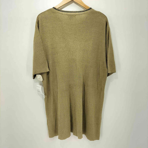 エディーバウアー Eddie Bauer 00s リネン100 S/S ニット メンズ import:XL