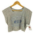 チャンピオン Champion 80S USA製 カレッジロゴ クロップドスウェット レディース import:L