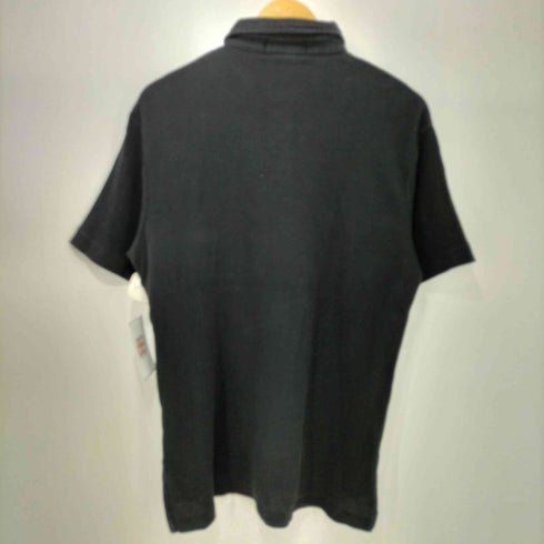 ポロバイラルフローレン Polo by RALPH LAUREN 90s コットン リブ編み ポロシャツ メンズ import:S