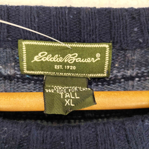 エディーバウアー Eddie Bauer コットンウールクルーネックニット メンズ import:XL