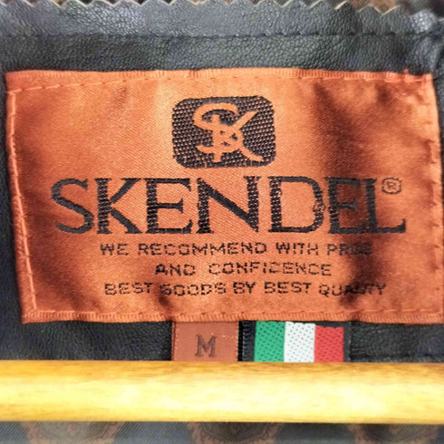 SKENDEL リアルレザー ハーフコート メンズ JPN:M