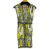 エミリオプッチ EMILIO PUCCI 総柄サテンワンピース レディース 34