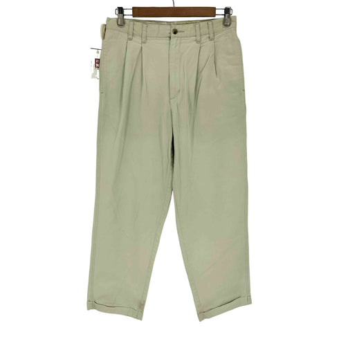 エディーバウアー Eddie Bauer 白タグ Classic-fit 2タックチノパンツ メンズ 32×28
