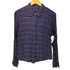 80-90s USA製 レーヨン100 織柄 L/S シャツ メンズ import:M