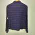 80-90s USA製 レーヨン100 織柄 L/S シャツ メンズ import:M