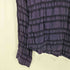 80-90s USA製 レーヨン100 織柄 L/S シャツ メンズ import:M