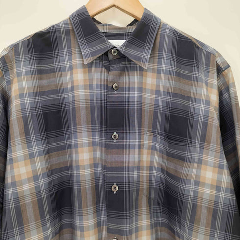 ウェルダー WELLDER STANDARD SHIRT チェック ウール シャツ メンズ JPN:3