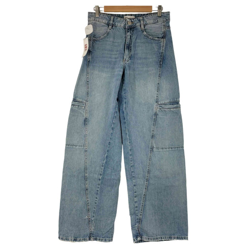 ザラ ZARA デニムカーゴパンツ レディース JPN:38
