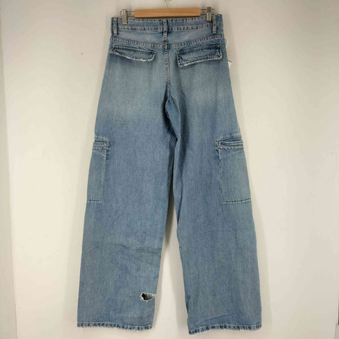 ザラ ZARA デニムカーゴパンツ レディース JPN:38