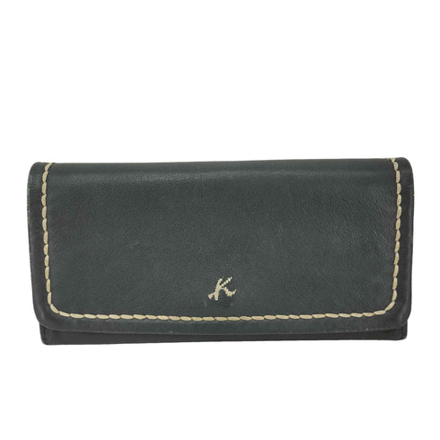 キタムラ KITAMURA ステッチ レザー ウォレット 長財布 メンズ