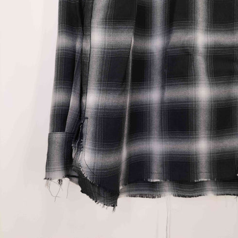 ルイス Luis 25SS オンブレーダメージチェックシャツ メンズ FREE