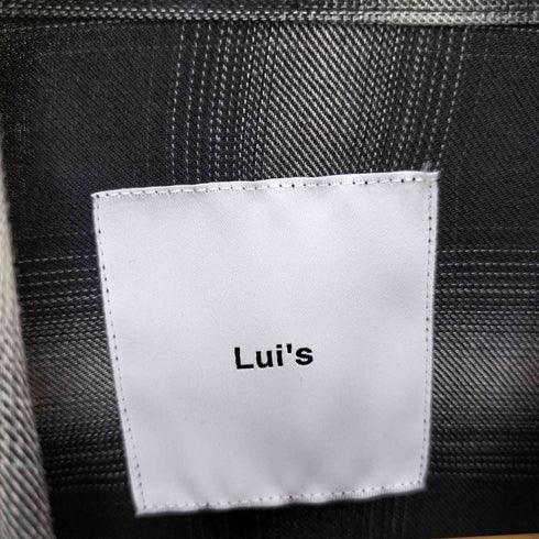 ルイス Luis 25SS オンブレーダメージチェックシャツ メンズ FREE