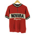 NOVARA USA製 ウール100 ハーフジップ サイクリングニット メンズ import:L