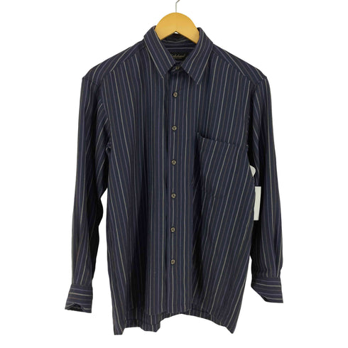 S hakehand ウールストライプ レギュラーカラーL/S シャツ メンズ JPN:M