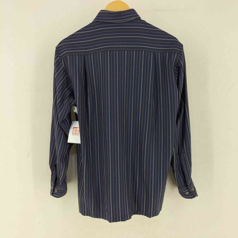 S hakehand ウールストライプ レギュラーカラーL/S シャツ メンズ JPN:M