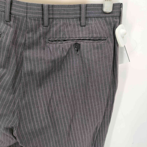 バーバリーブラックレーベル BURBERRY BLACK LABEL ストライプ スラックスパンツ メンズ 94-78-175 40R