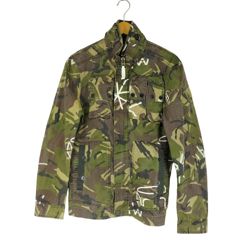 ジースターロー G-STAR RAW マルチポケット カモフラ ジャケット メンズ JPN:XS