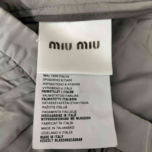 ミュウミュウ miu miu ギャザータックスカート レディース 38