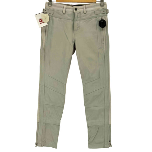 ディーゼルブラックゴールド DIESEL BLACK GOLD ラムレザー切替デニムパンツ メンズ 38