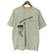 90S フィッシング 魚 蝿 ハエ 両面 プリント Tシャツ 袖裾 シングル メンズ