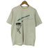 90S フィッシング 魚 蝿 ハエ 両面 プリント Tシャツ 袖裾 シングル メンズ