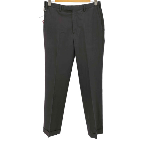 バーバリーブラックレーベル BURBERRY BLACK LABEL ストライプストレートパンツ メンズ
