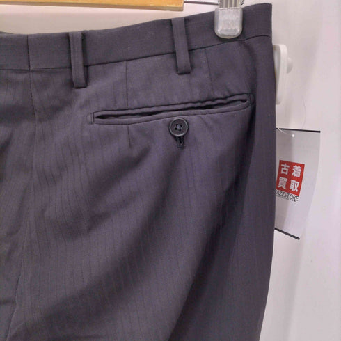 バーバリーブラックレーベル BURBERRY BLACK LABEL ストライプストレートパンツ メンズ