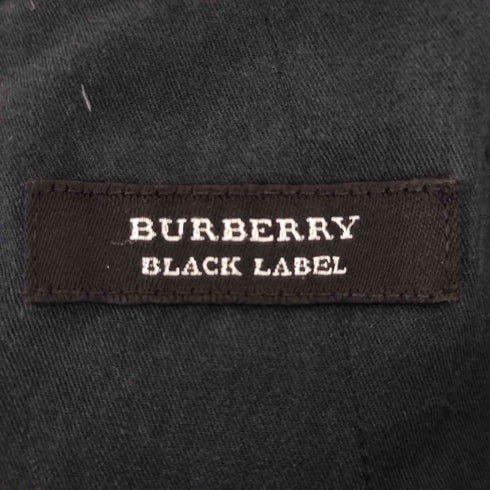 バーバリーブラックレーベル BURBERRY BLACK LABEL ストライプストレートパンツ メンズ