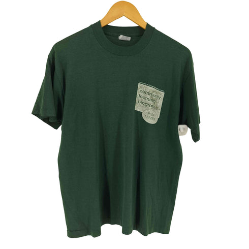 フルーツオブザルーム FRUIT OF THE LOOM 90S 袖裾シングル 両面プリントTシャツ メンズ import:L