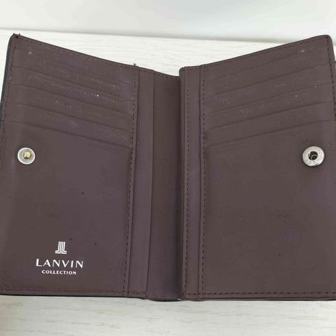 ランバンコレクション LANVIN COLLECTION couleur duvin 二つ折り財布 メンズ