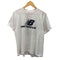 ニューバランス NEW BALANCE 90S ロゴ 虎 タイガー バスケットボール Tシャツ 両面 プリント Tシャツ 袖裾 シングル メンズ import:XL