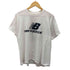 ニューバランス NEW BALANCE 90S ロゴ 虎 タイガー バスケットボール Tシャツ 両面 プリント Tシャツ 袖裾 シングル メンズ import:XL