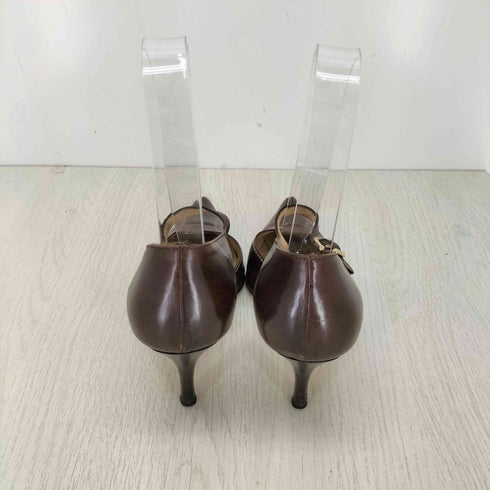 アイグナー AIGNER レザーTストラップパンプス レディース 38 1/2
